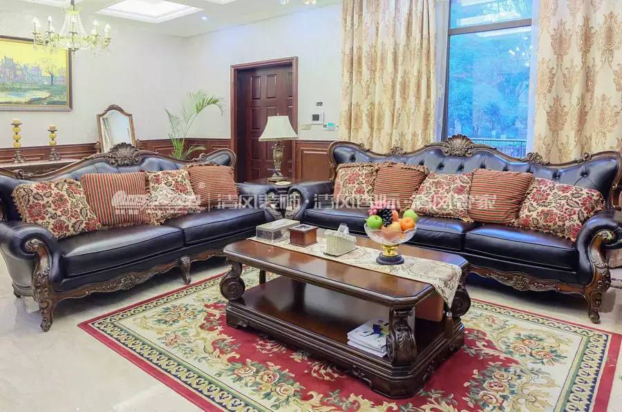 实拍清风装饰，美式古典样板房，体味得体有度的优雅