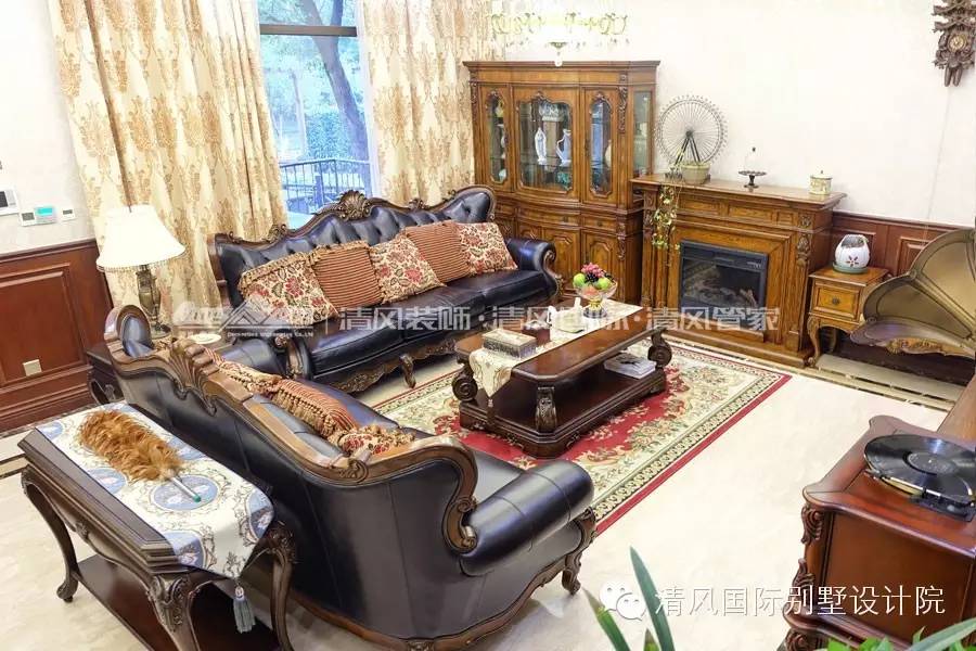 实拍清风装饰，美式古典样板房，体味得体有度的优雅