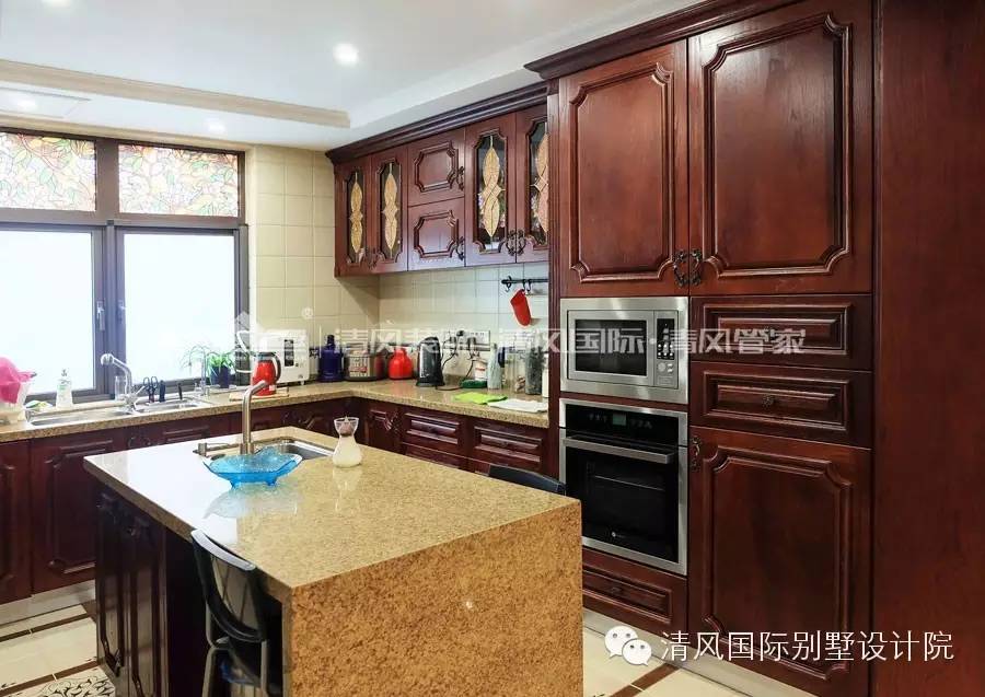 实拍清风装饰，美式古典样板房，体味得体有度的优雅