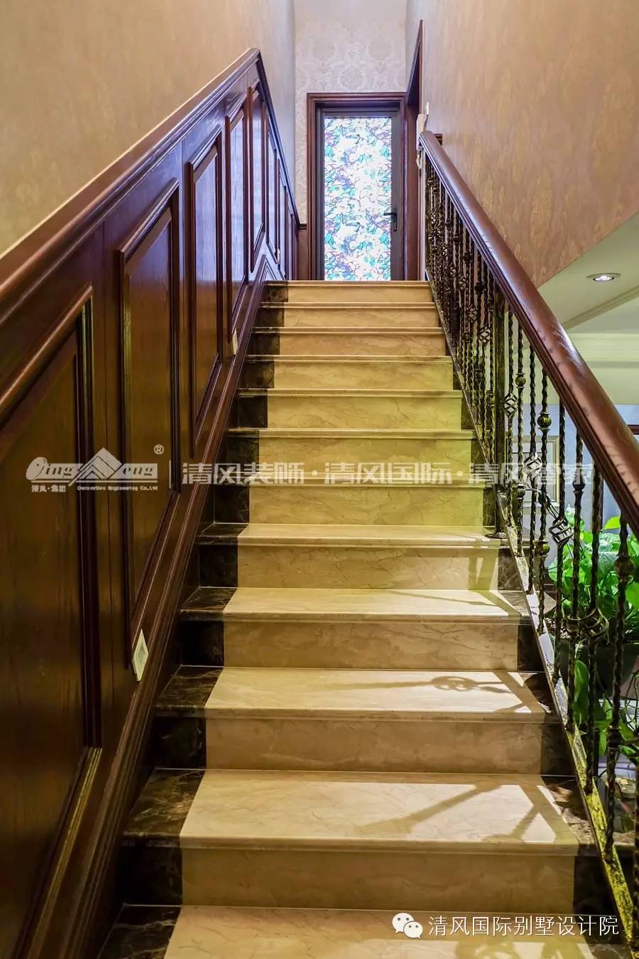 实拍清风装饰，美式古典样板房，体味得体有度的优雅