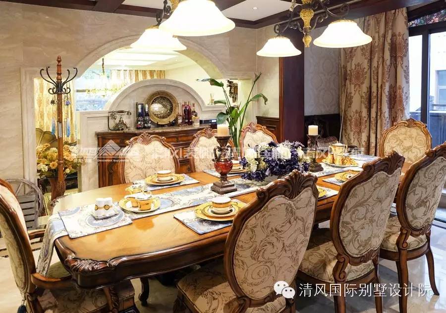 实拍清风装饰，美式古典样板房，体味得体有度的优雅