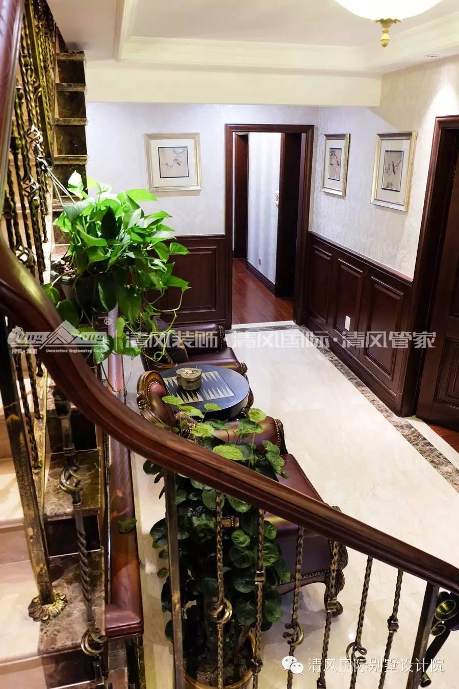 实拍清风装饰，美式古典样板房，体味得体有度的优雅