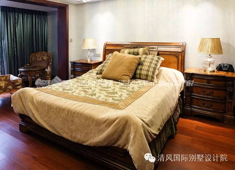 实拍清风装饰，美式古典样板房，体味得体有度的优雅