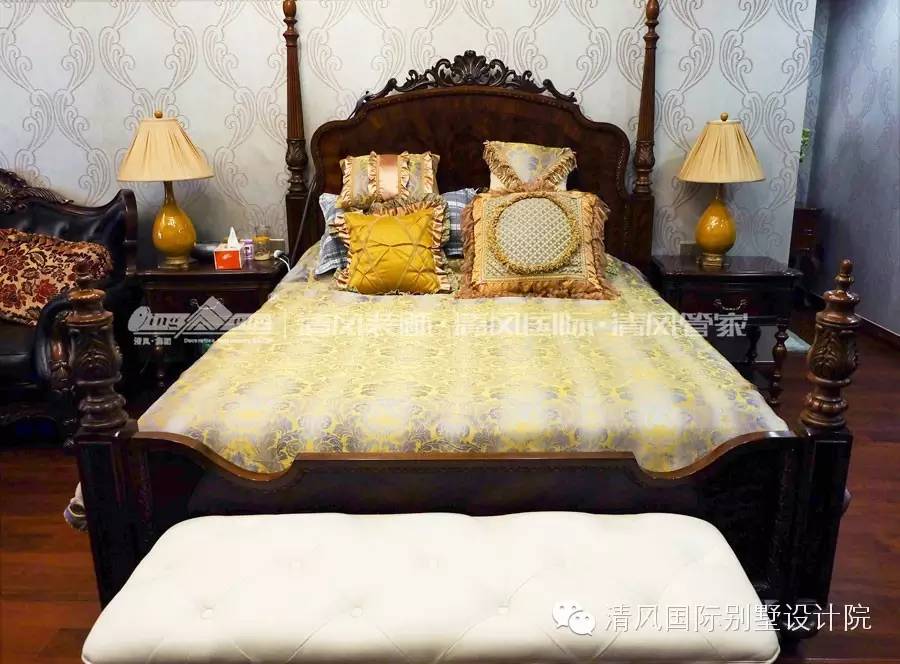 实拍清风装饰，美式古典样板房，体味得体有度的优雅
