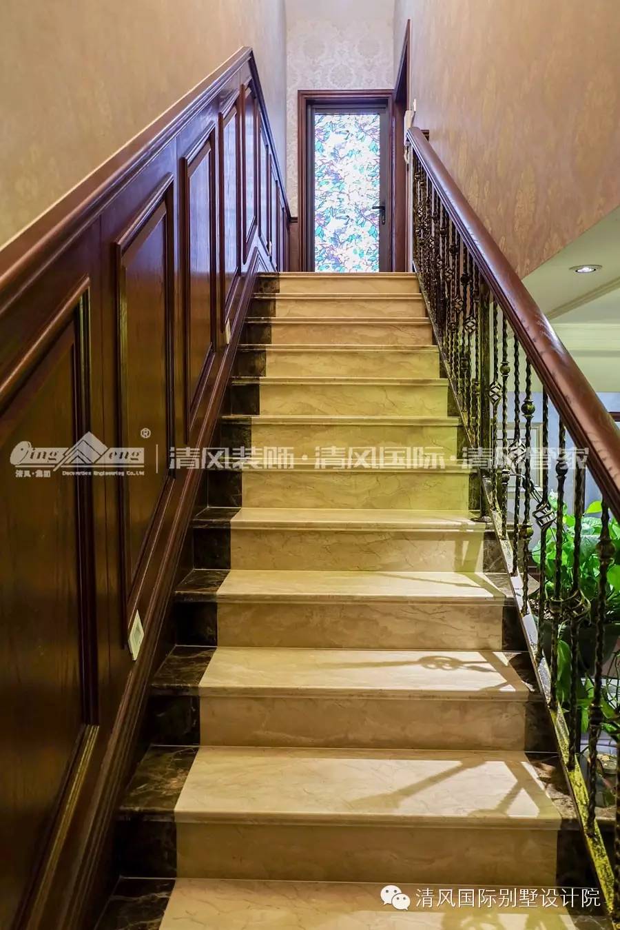 实拍清风装饰，美式古典样板房，体味得体有度的优雅