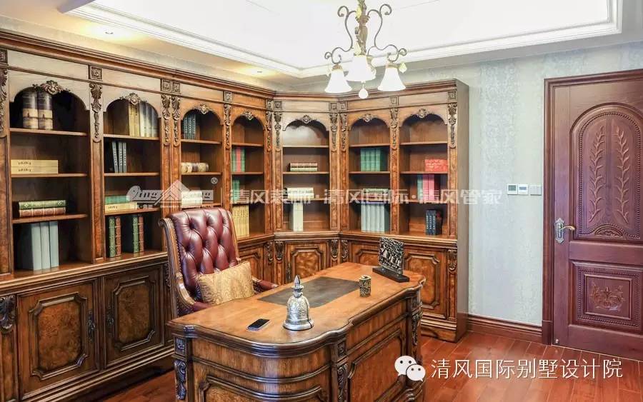 实拍清风装饰，美式古典样板房，体味得体有度的优雅