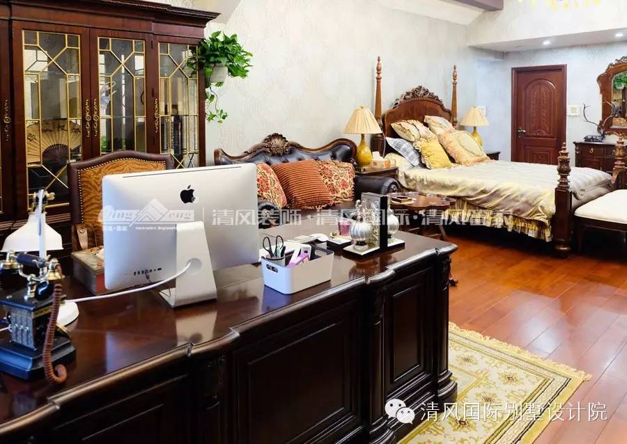 实拍清风装饰，美式古典样板房，体味得体有度的优雅