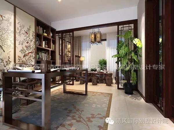 用新中式家装风格设计，为生活添加一点古典文化气韵。