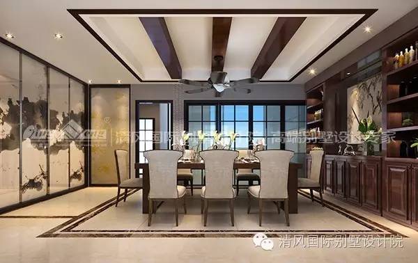 用新中式家装风格设计，为生活添加一点古典文化气韵。