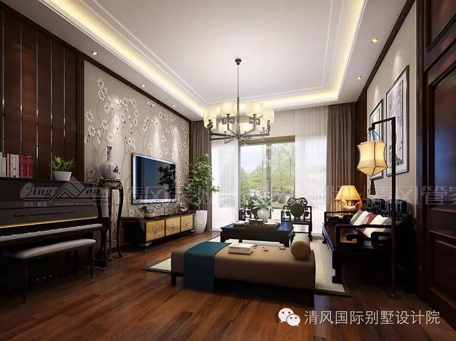 新中式家装设计，在温雅含蓄中，修身养性。