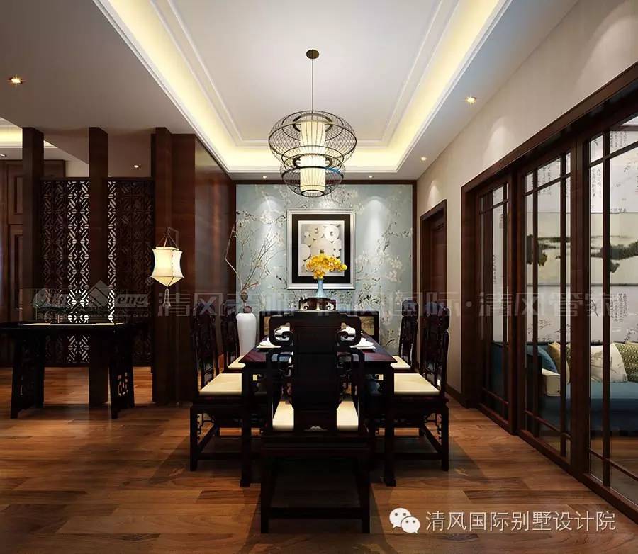 新中式家装设计，在温雅含蓄中，修身养性。