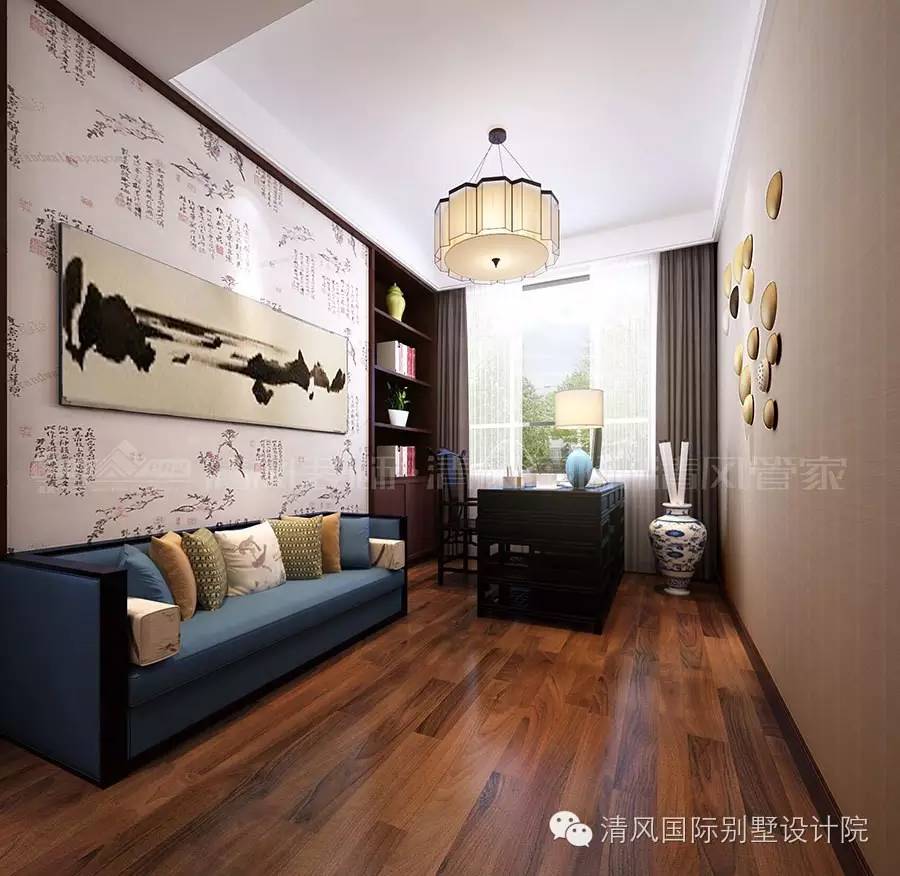 新中式家装设计，在温雅含蓄中，修身养性。