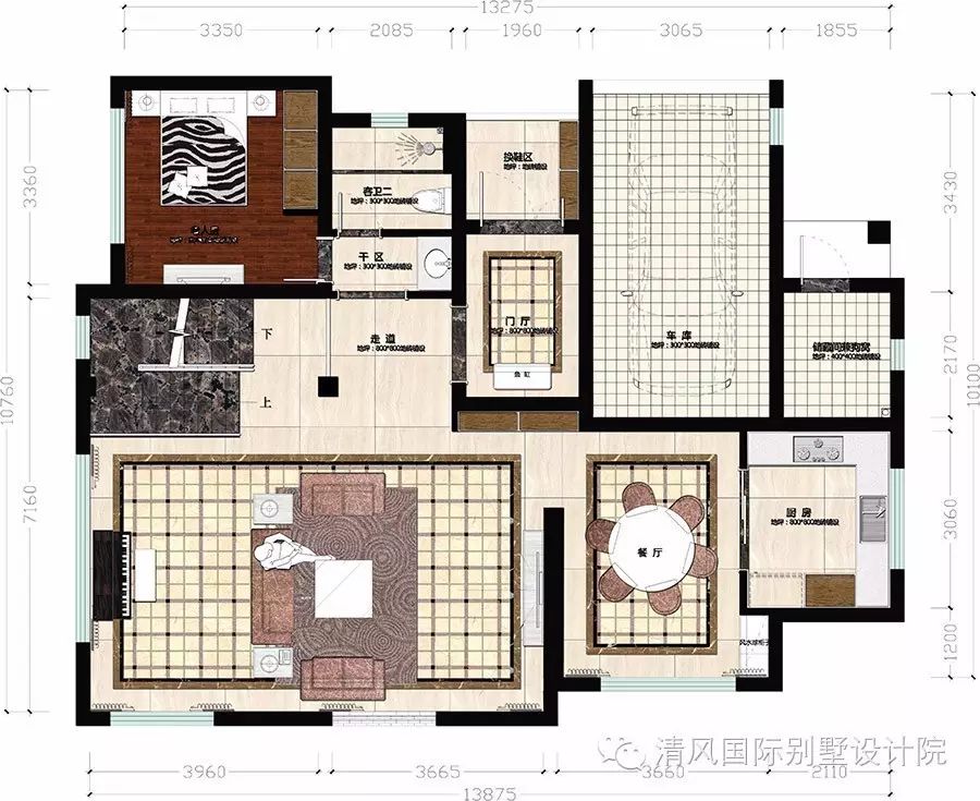 用美式家装强大的包容性，表现生活中的优雅、随性。