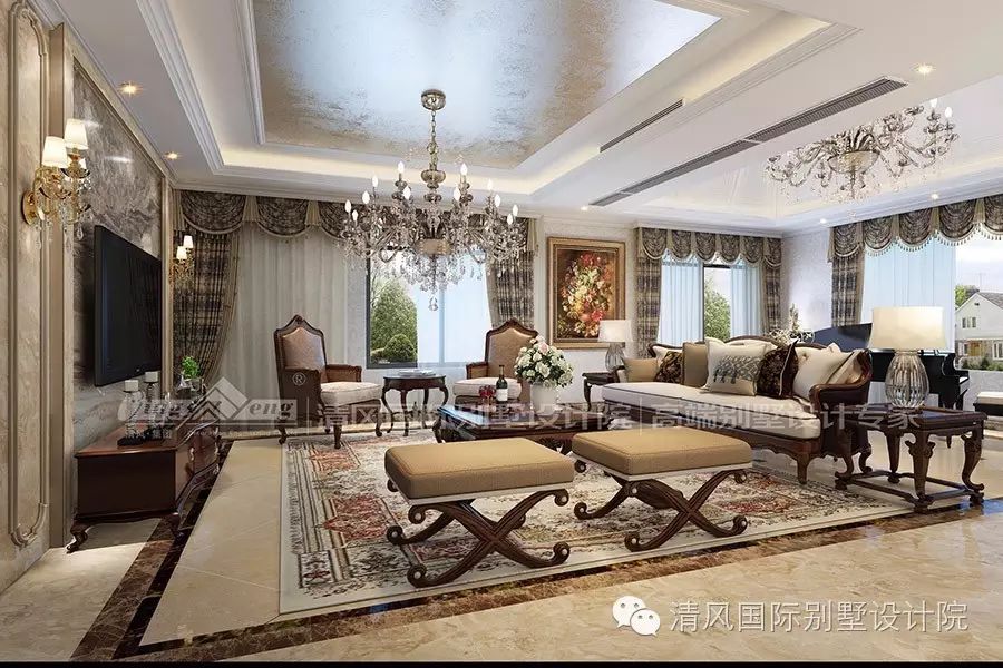 用美式家装强大的包容性，表现生活中的优雅、随性。