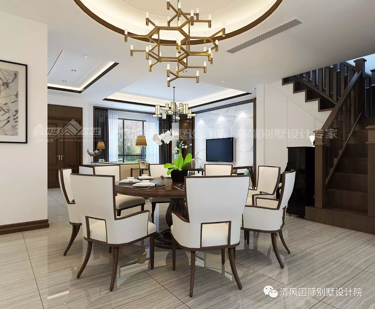 赏·析 | 传统与现代的碰撞，新中式之家的完美演绎。