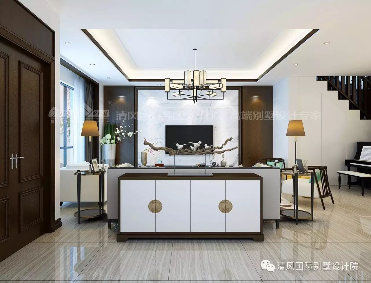 赏·析 | 传统与现代的碰撞，新中式之家的完美演绎。