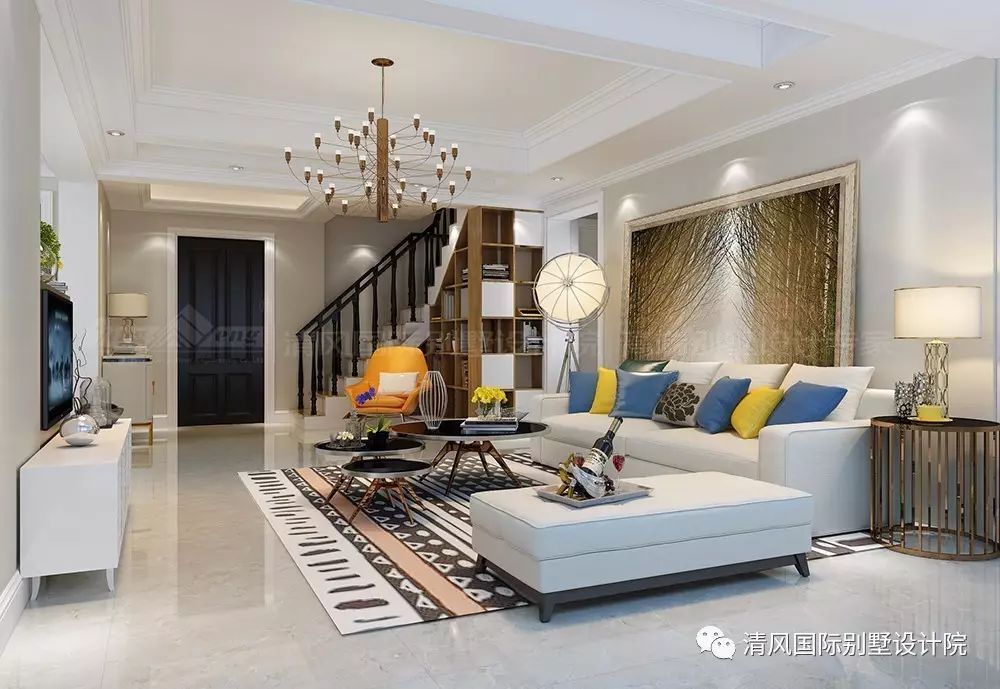 赏·析 | 巧用色彩，让极简北欧风更加明媚。