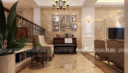 苏州岚山别墅装修