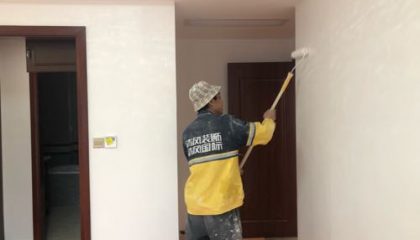 碧堤半岛油漆阶段