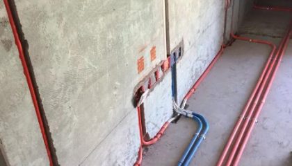 狮山御园水电阶段