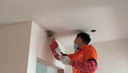 狮山御园油漆阶段