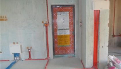 招商雍华府水电阶段