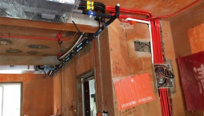 新城花园水电阶段