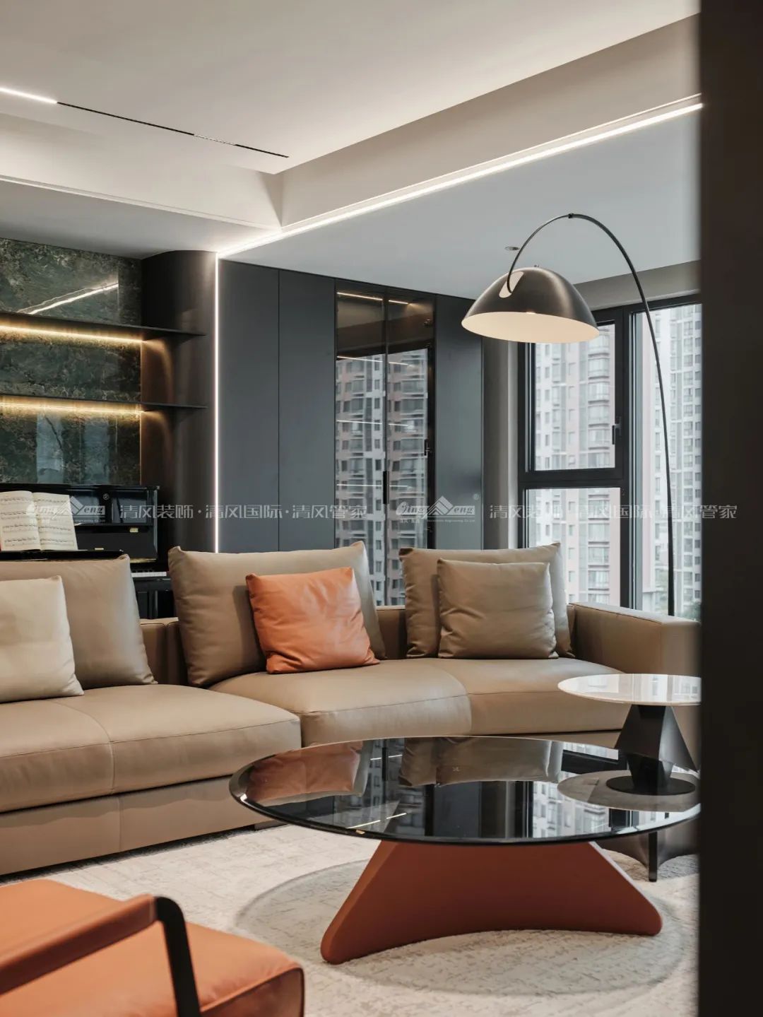 赏·析|198㎡现代轻奢,与精致主义撞个满怀! 赏·析|198㎡现代轻奢,与精致主义撞个满怀!