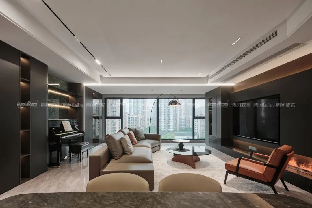 赏·析|198㎡现代轻奢,与精致主义撞个满怀! 赏·析|198㎡现代轻奢,与精致主义撞个满怀!