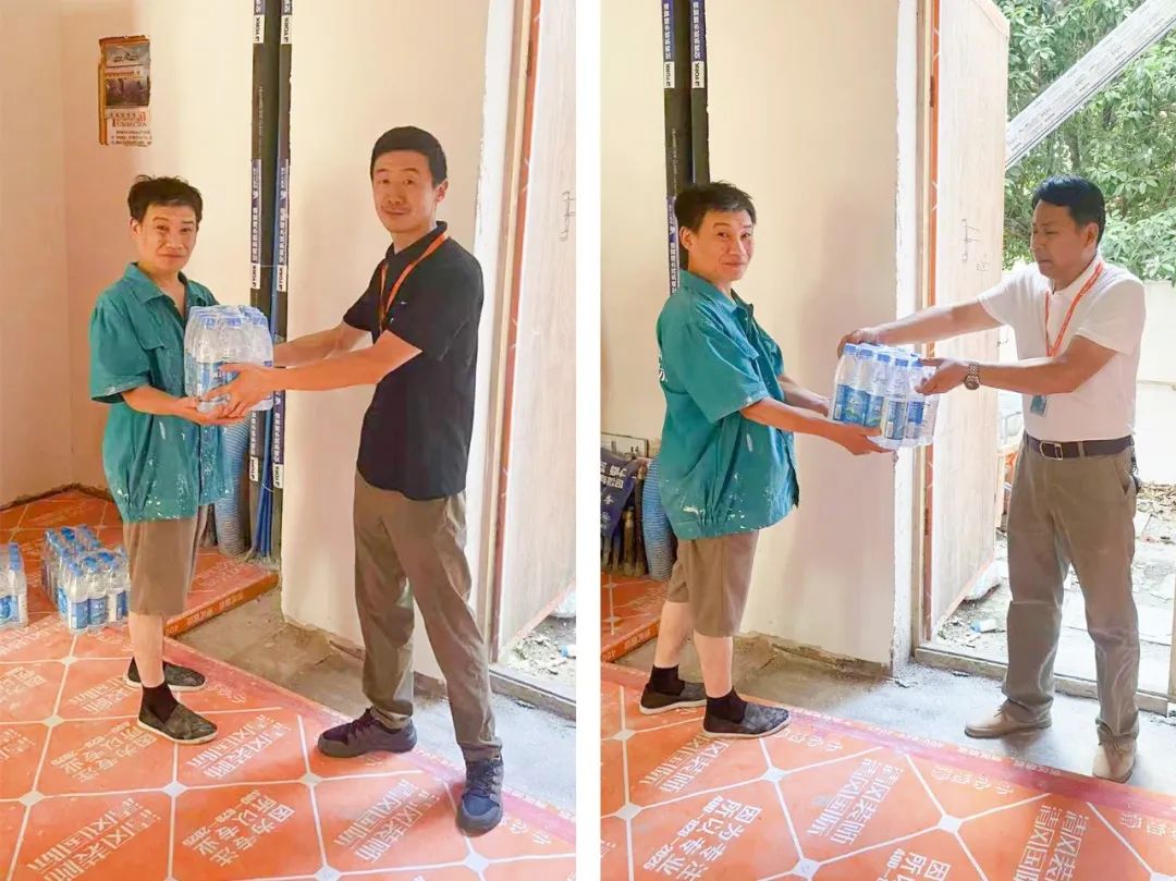 我们·清风 | 清风装饰夏日工地送清凉，感谢匠人！