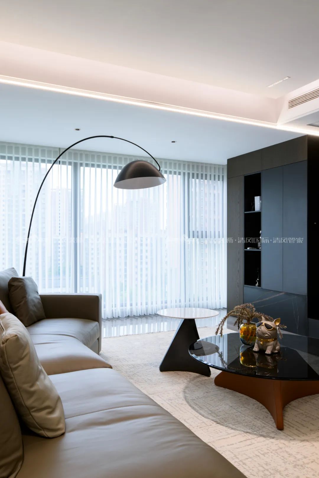 赏·析|198㎡现代轻奢,与精致主义撞个满怀! 赏·析|198㎡现代轻奢,与精致主义撞个满怀!