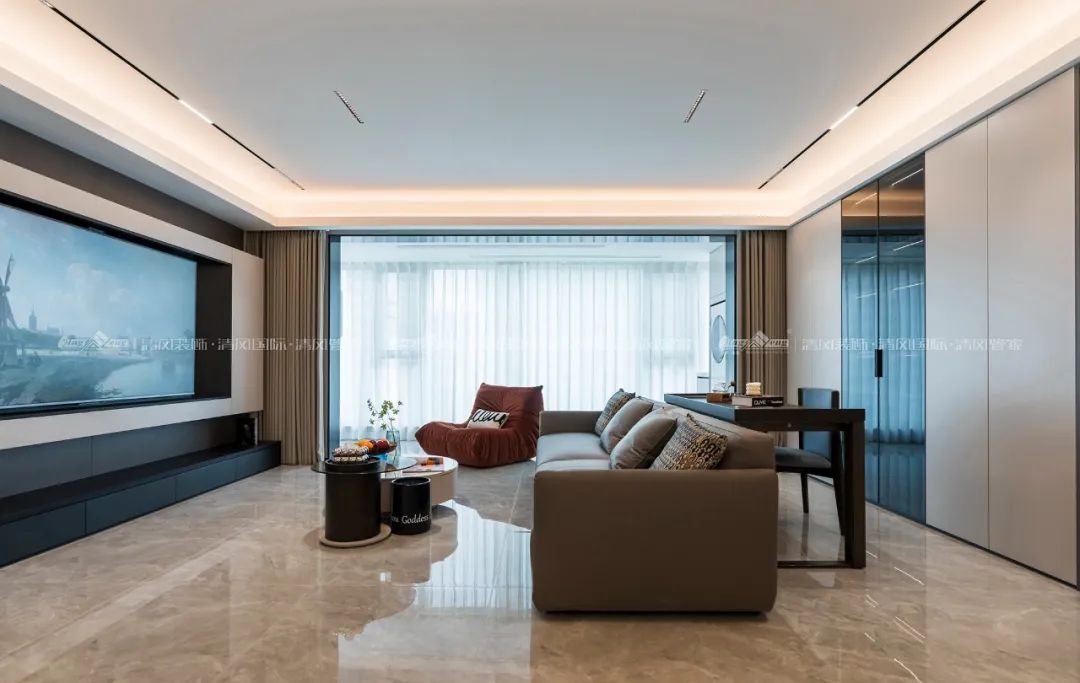 赏·析|140㎡现代简约，温馨舒适感拉满！