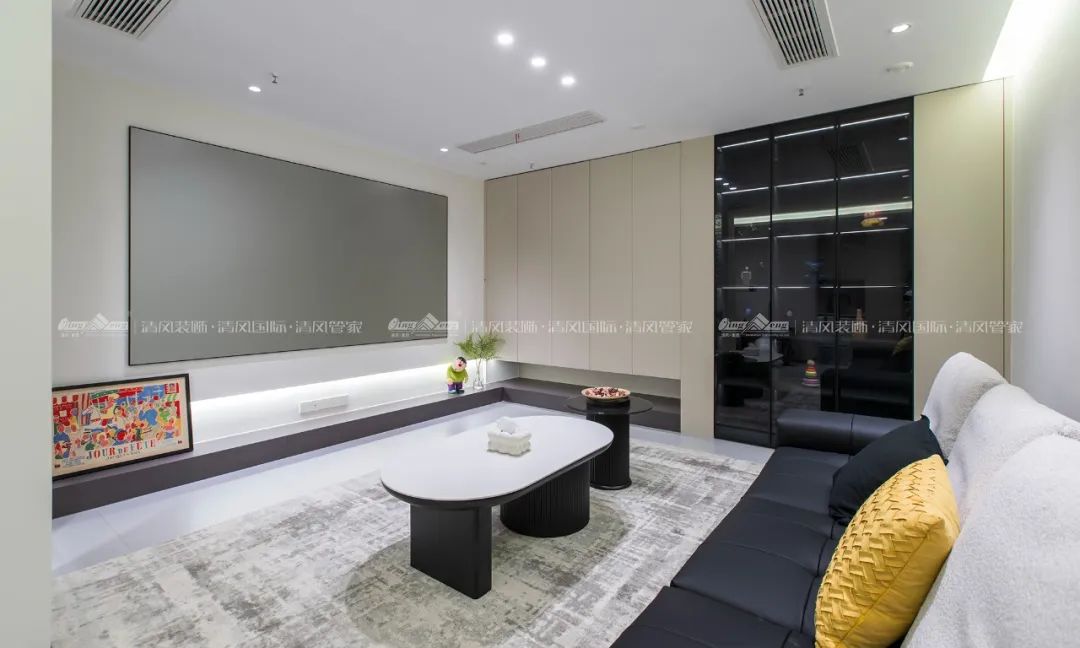 赏·析|300㎡轻法混搭风，时尚温馨感拉满！