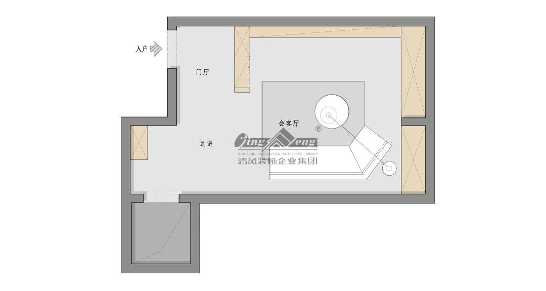 赏·析|300㎡轻法混搭风，时尚温馨感拉满！