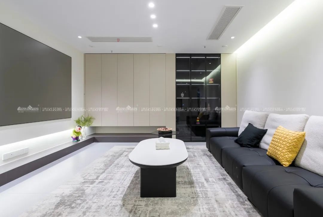 赏·析|300㎡轻法混搭风，时尚温馨感拉满！