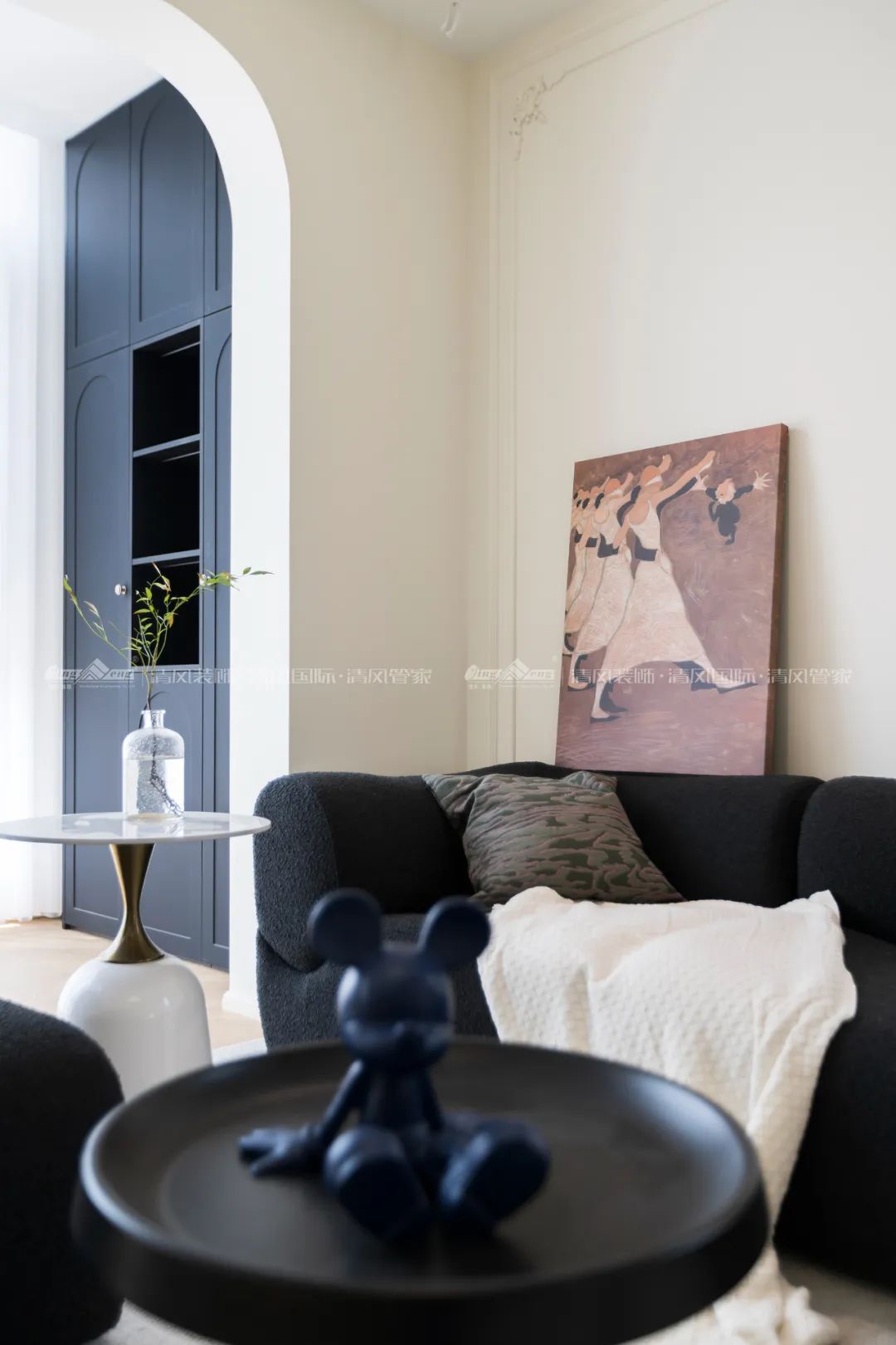 赏·析|300㎡轻法混搭风，时尚温馨感拉满！