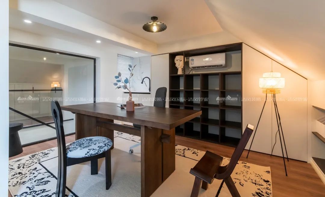 赏·析|300㎡轻法混搭风，时尚温馨感拉满！