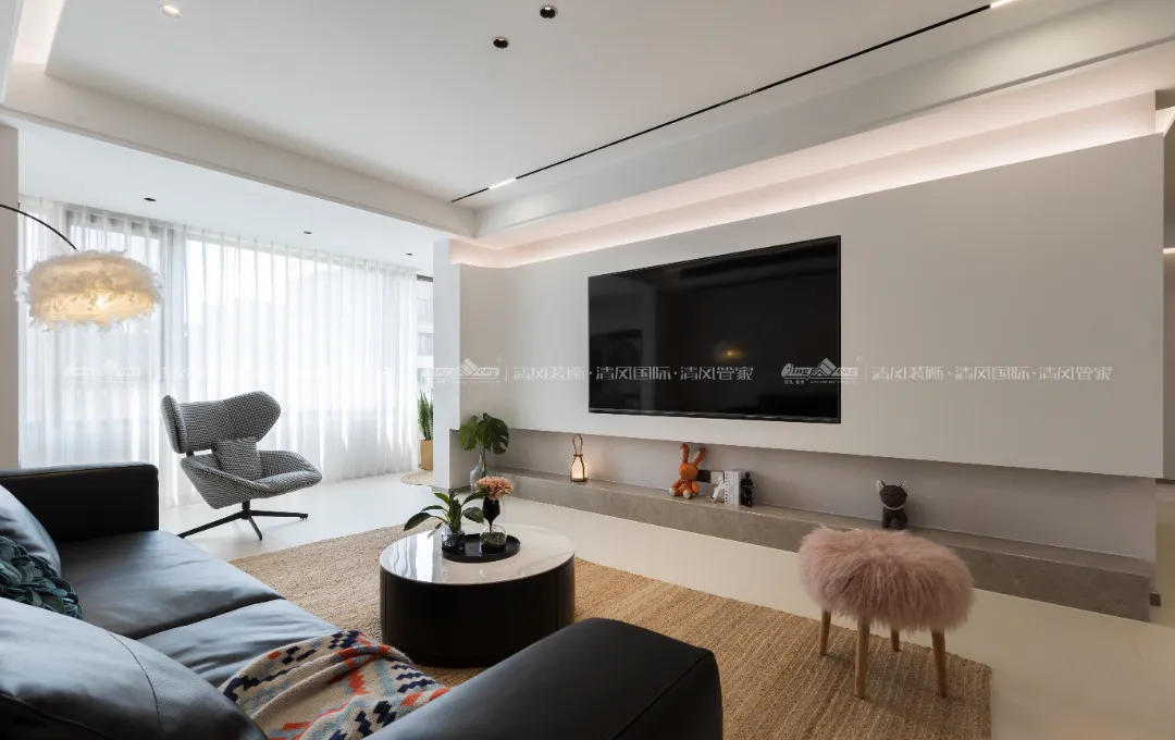 赏·析|396㎡现代简约，自由之邸