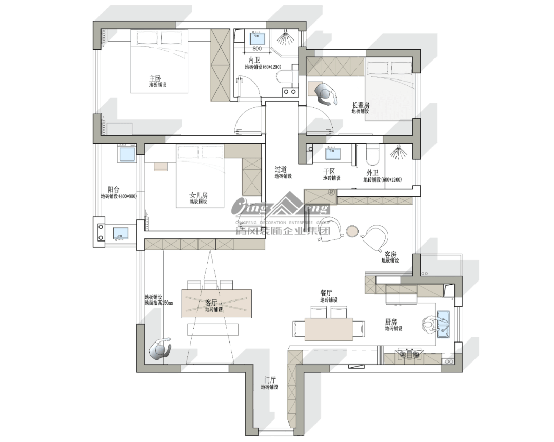 赏·析|120㎡原木奶油风，恬静优雅，温柔可触