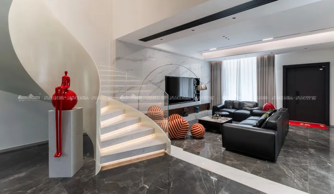 赏·析|396㎡现代简约，自由之邸