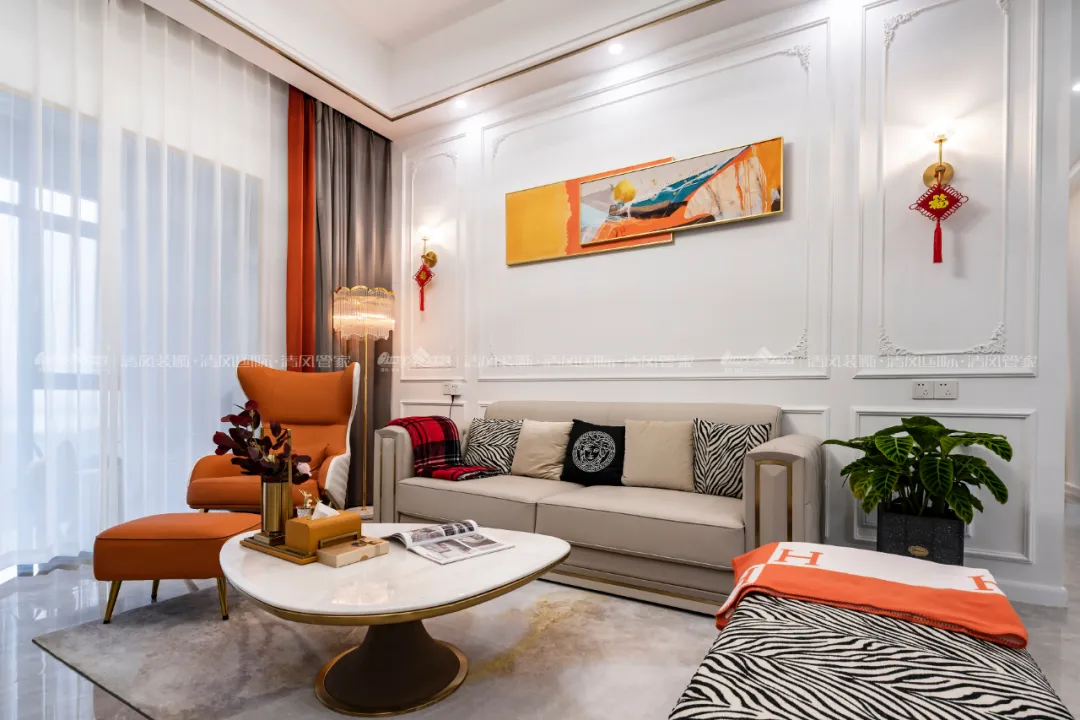 赏·析|300㎡轻法混搭风，时尚温馨感拉满！