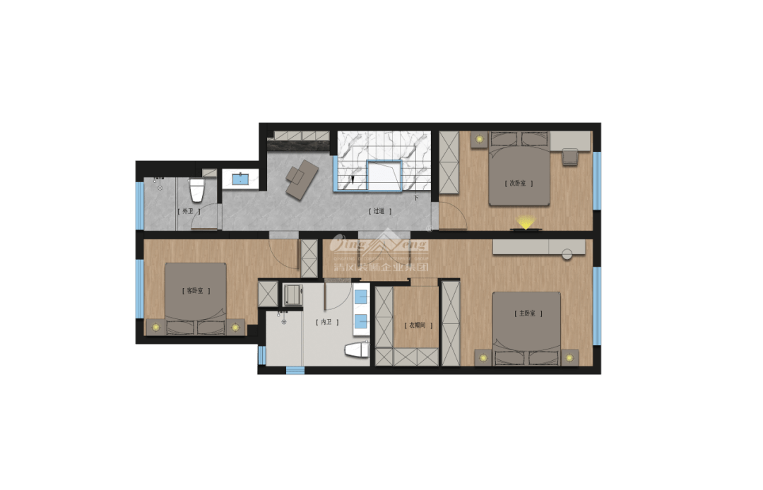 赏·析|180㎡现代简约，探索家的生活轨迹