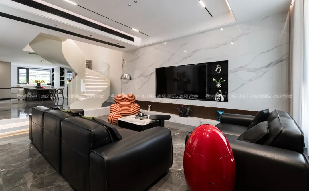 赏·析|236㎡现代简约，归心之居太好住啦！