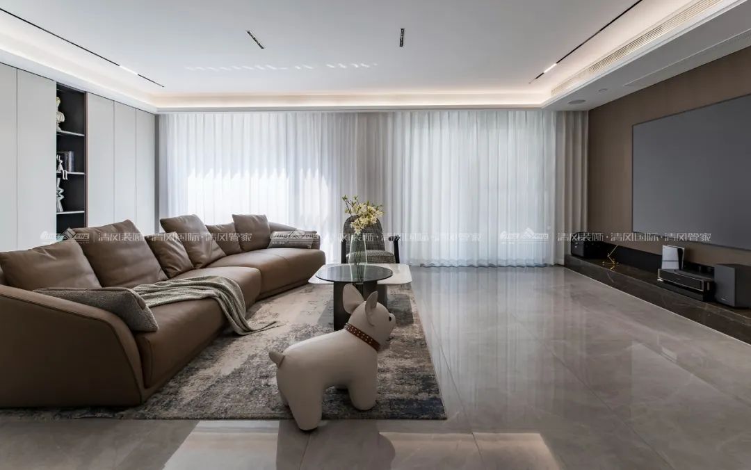 赏·析|180㎡现代简约，探索家的生活轨迹