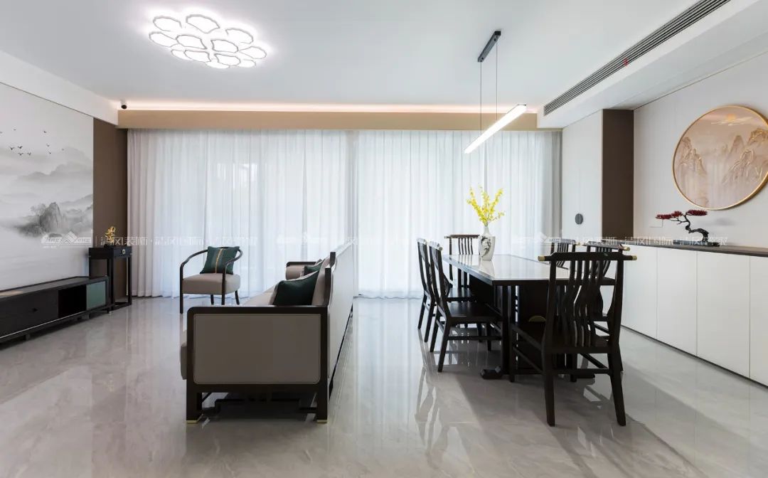 赏·析|145㎡新中式，悠然自得尽在掌握