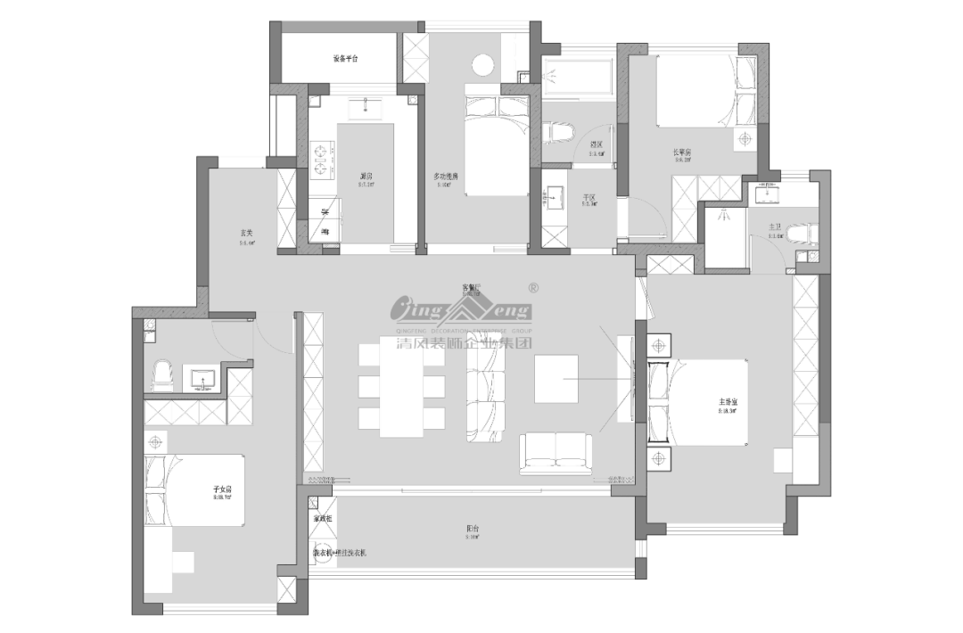 赏·析|145㎡新中式，悠然自得尽在掌握