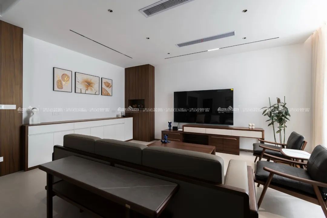 赏·析|420㎡现代简约，家是自然的延伸