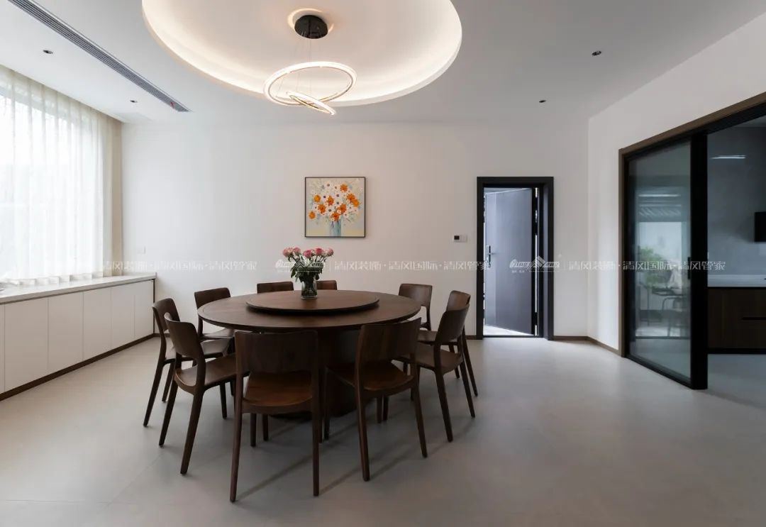 赏·析|420㎡现代简约，家是自然的延伸