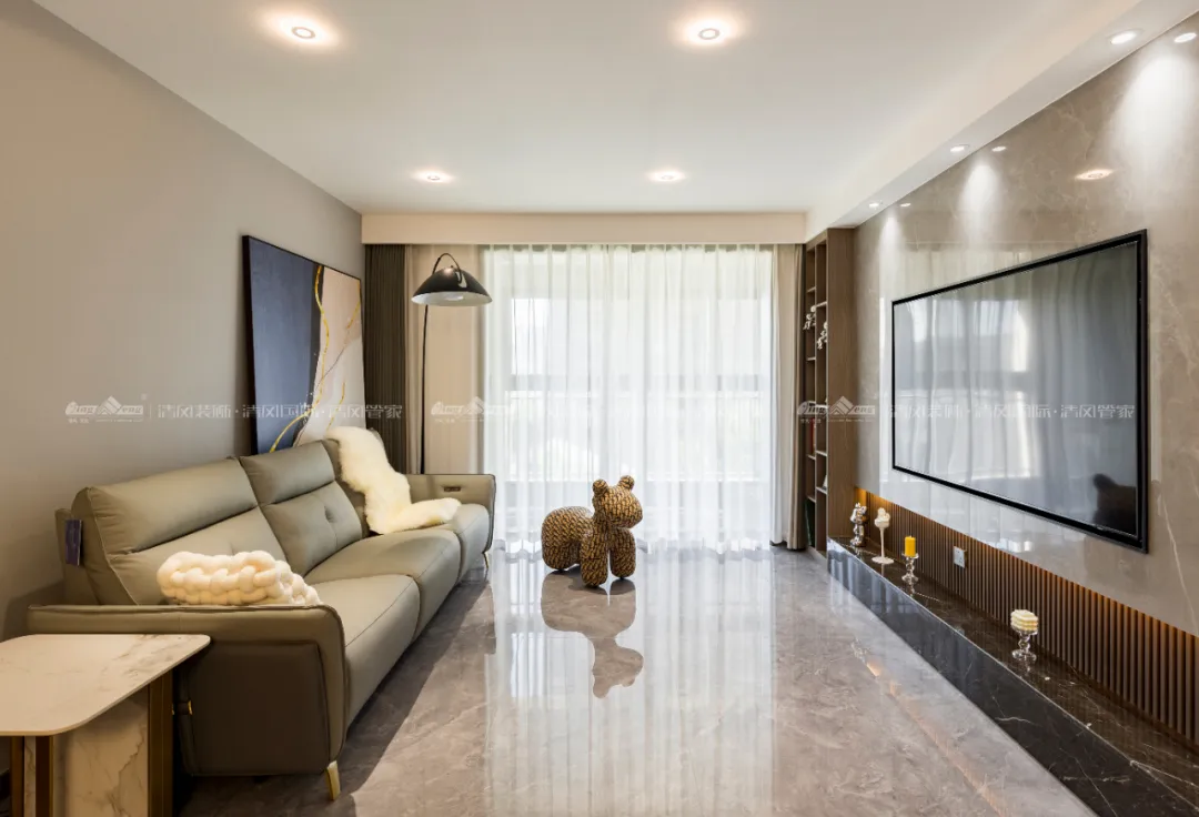 赏·析|420㎡现代简约，家是自然的延伸