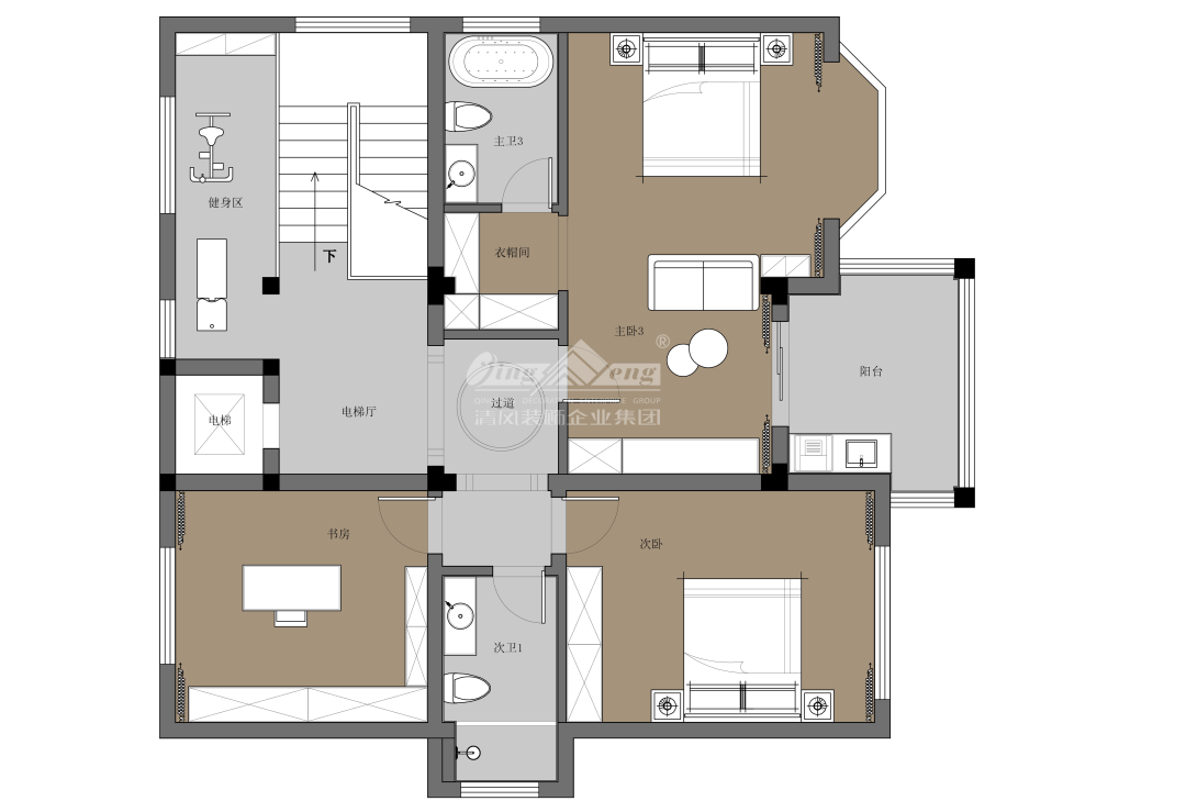 赏·析|420㎡现代简约，家是自然的延伸